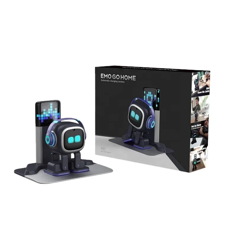 Smart Home Voice Control - 感情表現ロボット「Emo Robot」、音声認識機能搭載、感情表現型コンパニオン、子供と大人のための電子ペット、アプリとホームコントロール対応