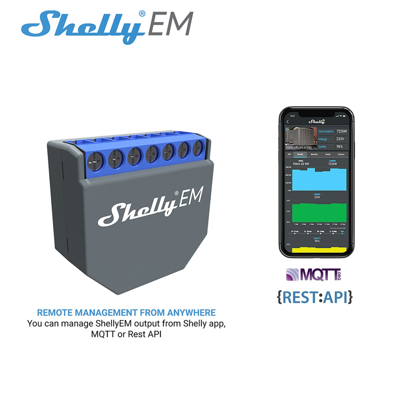 Smart Home Voice Control - シェリーEM WifiスマートライフコントローラースイッチスマートホームGoogle Alexa音声制御リレーパワー統計ウォールスイッチモジュール