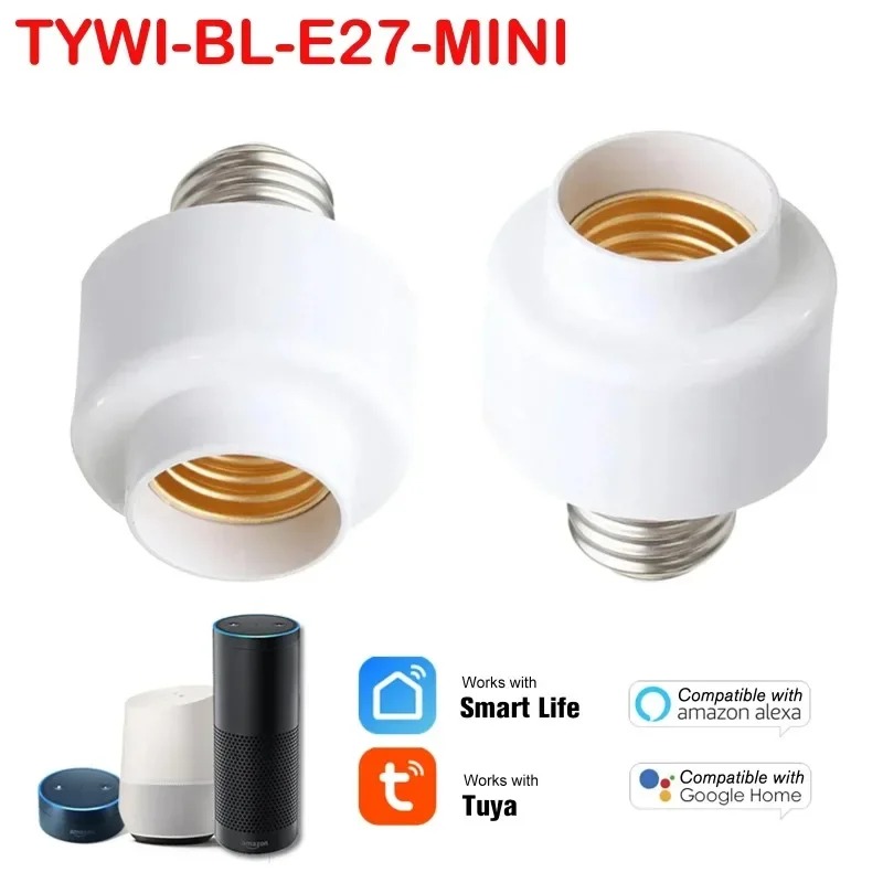 Voice Control Light Bulb - Tuya WIiFi BL E27 ソケットスマートランプホルダーベース電球アダプターキッチン寝室のライトスイッチ Alexa