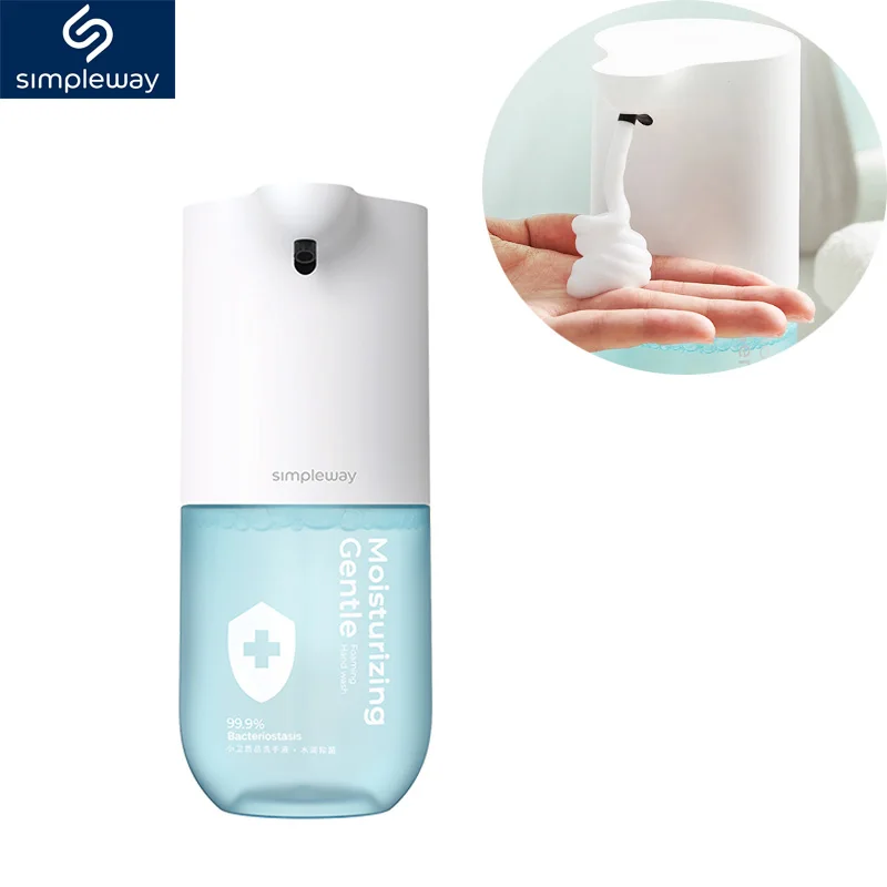 Smart Home Living - Simppleway-Xiaomi Home用自動石鹸ディスペンサー、スマートハンドクリーナー、赤外線センサー、フォームディスペンサー、高精度、0.25s