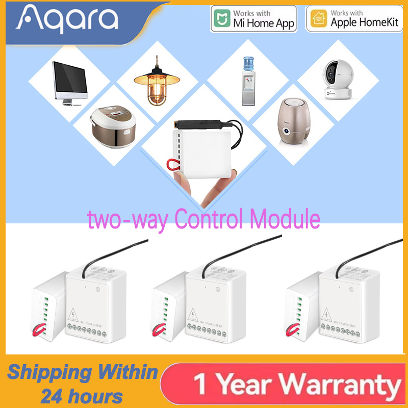 Smart Home Xiaomi Kit - Aqara 双方向制御モジュールリレースイッチコントローラ Zigbee スマートタイマーチャンネル Xiaomi MiHome
