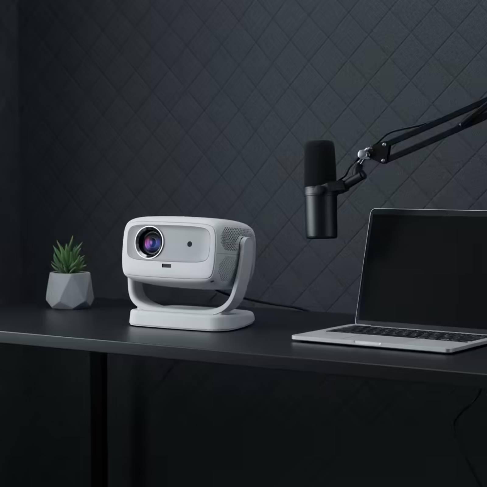 Smart Home Living - スマートホームプロジェクター調整可能ディスプレイデバイス ポータブルモニタースタンド リビングルームエンターテイメント用