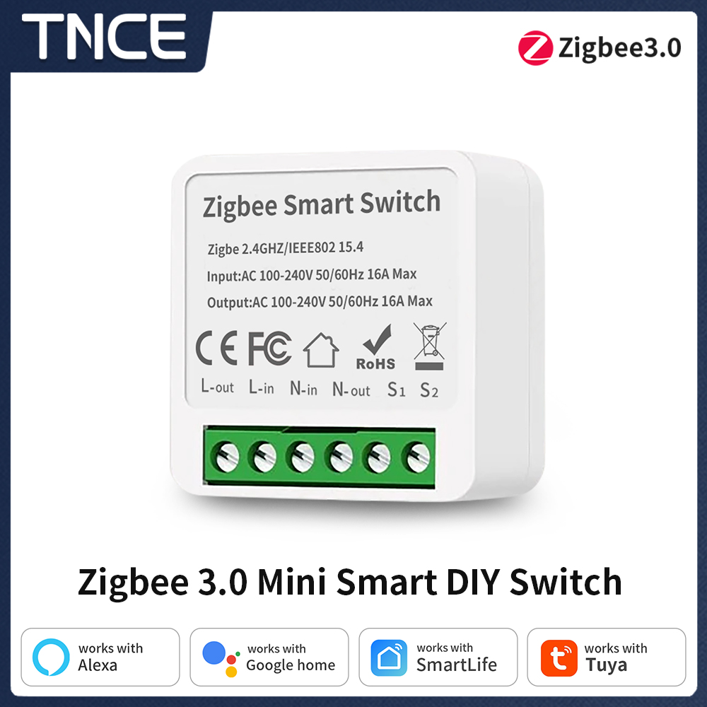 Smart Home Voice Control - TNCE Tuya 16A Zigbee3.0 スマートスイッチモジュール 2