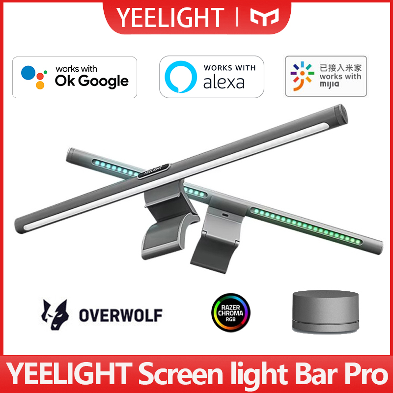 Smart Home App - YEELIGHTスクリーンバープロスマートPC USBモニターハンギングライト、目の保護RGB照明、Mi Home、Google Alexaアプリ対応