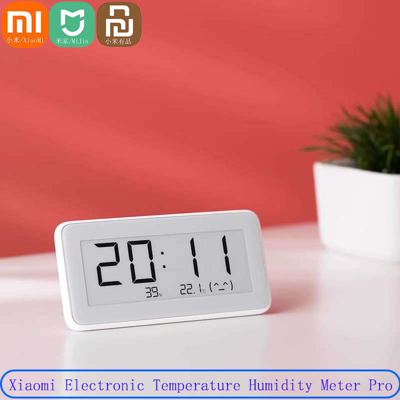 Smart Home Xiaomi Kit - Xiaomi スマート屋外湿度計 電子デジタル時計 LCD 温度測定ツール 室内