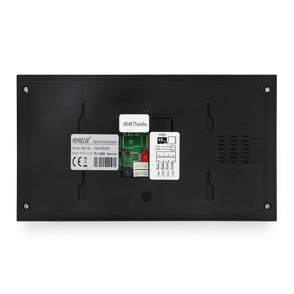 HOMSECUR XM716D Tuya アプリ屋内モニター - Video Doorbell のレビューと価格