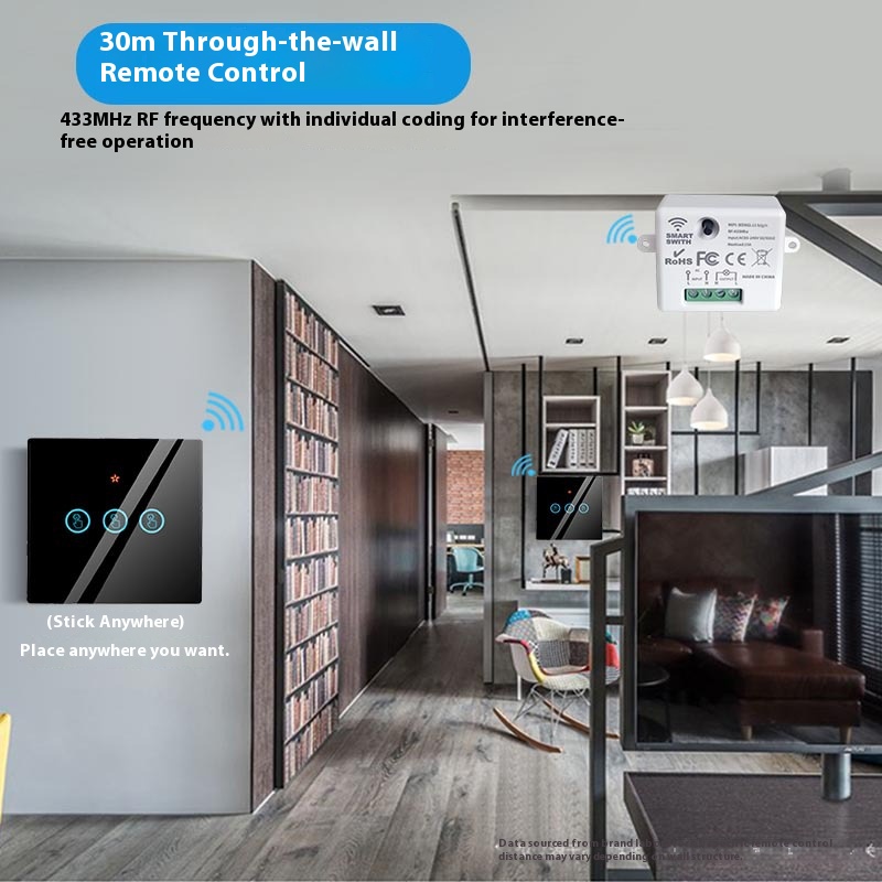 Tuya スマートスイッチオフデバイスは、ワイヤレスタッチ、 - Smart Home Voice Control のレビューと価格