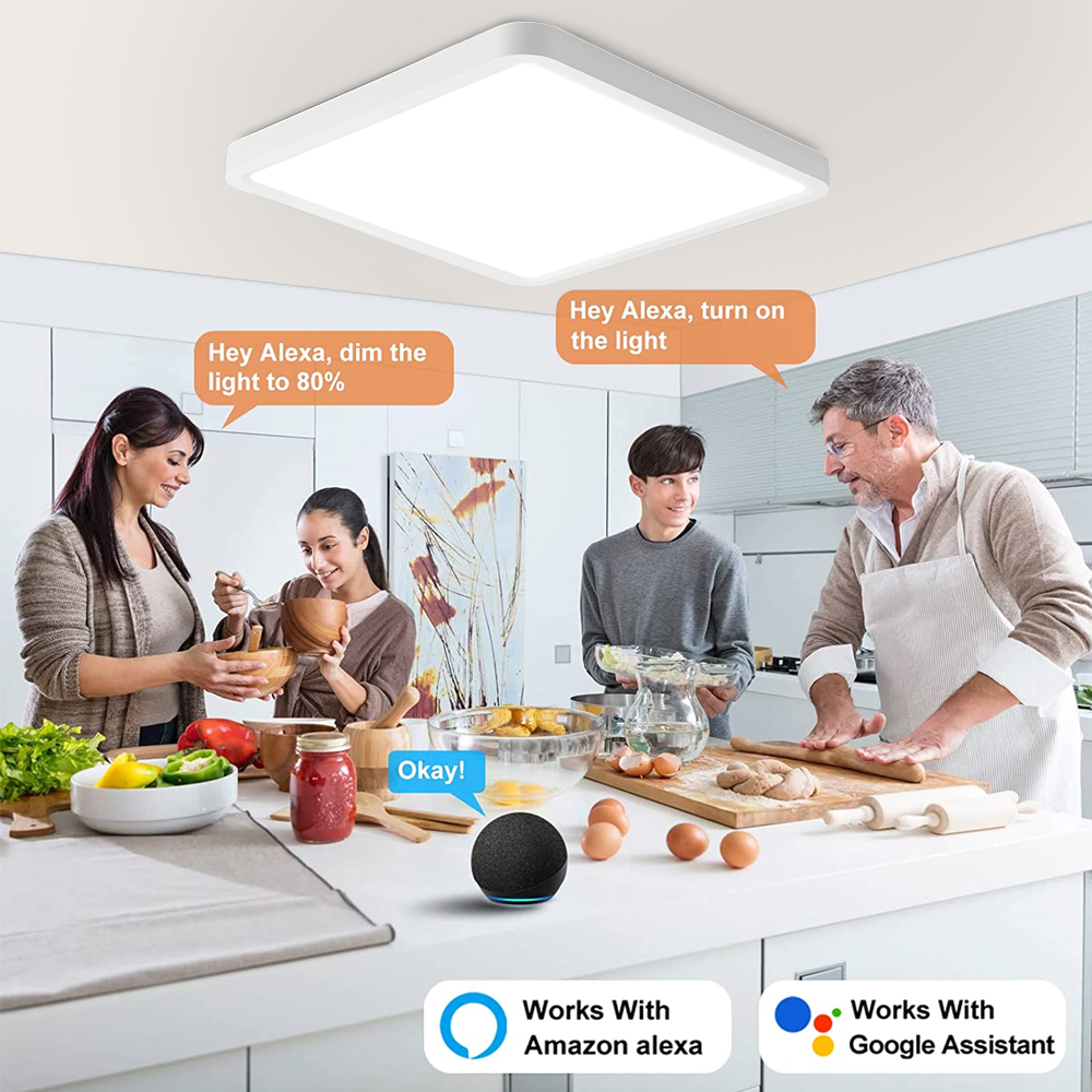 インテリジェントLEDシーリングライト,モダンなデザイン,屋 - Smart Home Touchscreen Control Panel のレビューと価格