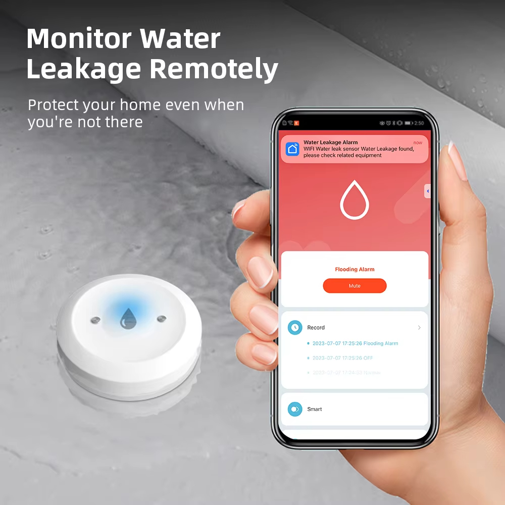 スマート Zigbee 水漏れセンサー 洪水水漏れ検知器 ア - Smart Home Zentrale のレビューと価格