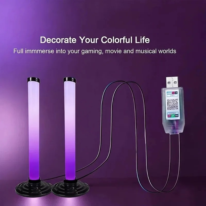 RGB LEDライトバー USB給電式、スマートTVアンビエ - Smart Home App のレビューと価格