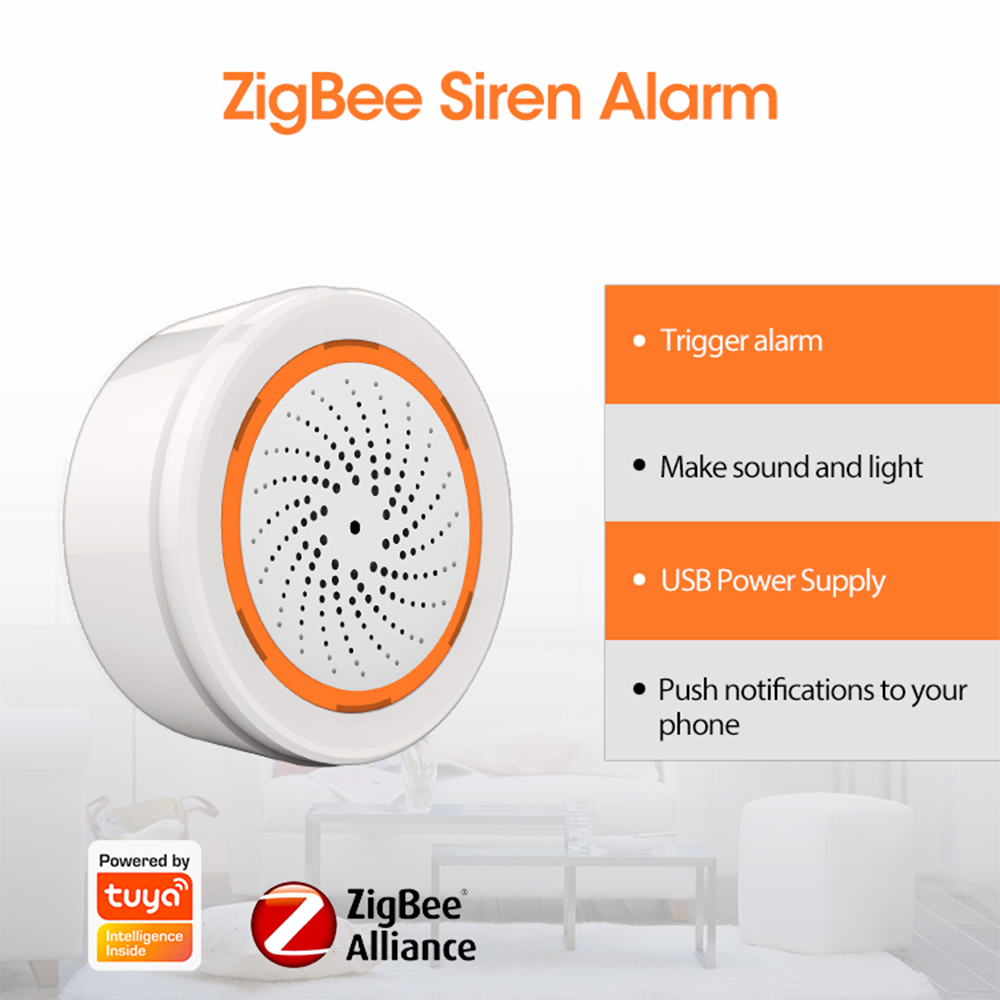 Coolcam Tuya Zigbee スマート サイレン  - Smart Home Zentrale のレビューと価格