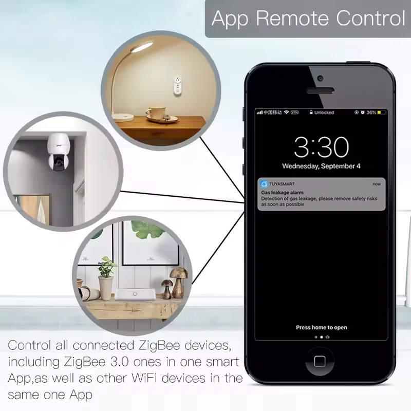 Moes Tuya ZigBee 3.0 スマートゲートウェ - Smart Home Living のレビューと価格