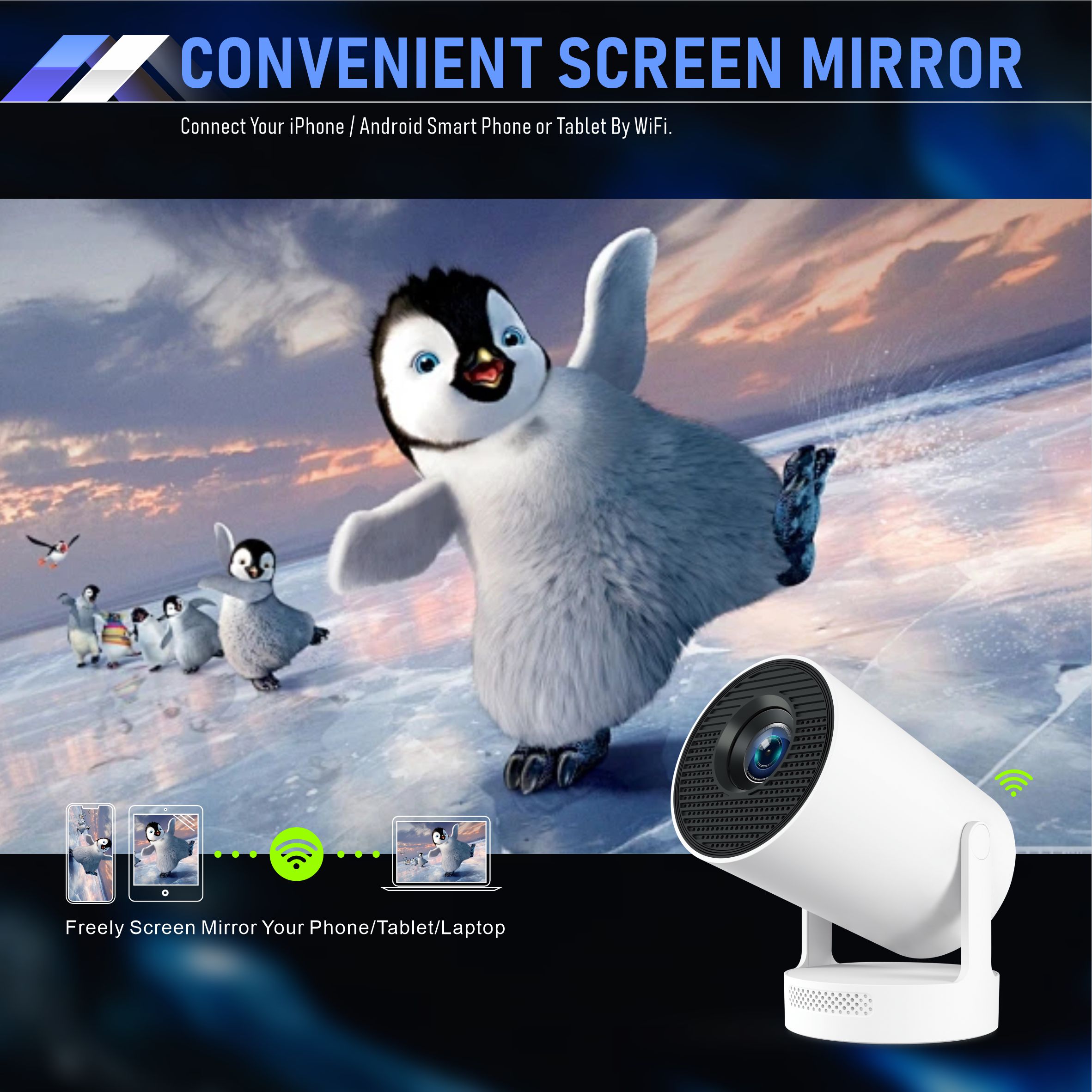 WOOPKER HY300 Plus ミニプロジェクター 4 - Smart Home Plus のレビューと価格