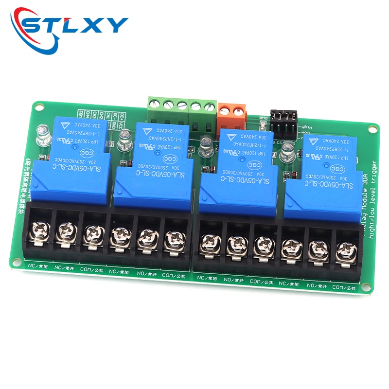 4チャンネルリレーモジュールDC 5V/12V/24V高/低 - Smart Home With Plc のレビューと価格