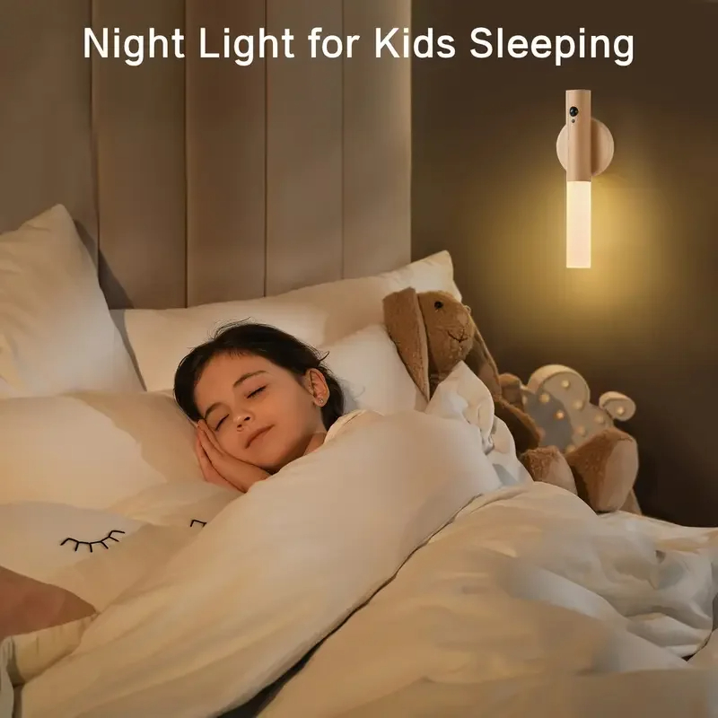 LED 充電式磁気壁ランプスマートモーションセンサーナイトラ - Voice Control Light Bulb のレビューと価格