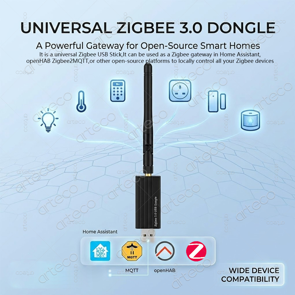 Zigbee 3.0 USB ドングル ユニバーサル オープ - Smart Home Living のレビューと価格