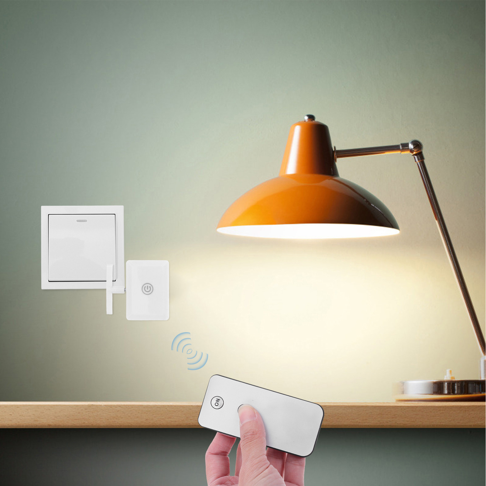 2セット リモコンスイッチ ワイヤレスボタンプッシャー スマ - Smart Home Living のレビューと価格