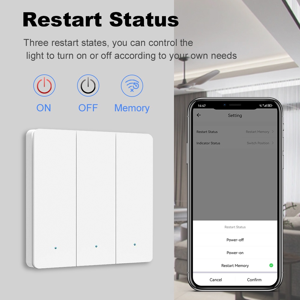 スマートライフ ZigBee プッシュボタンスイッチ 1/2 - Smart Home Voice Control のレビューと価格