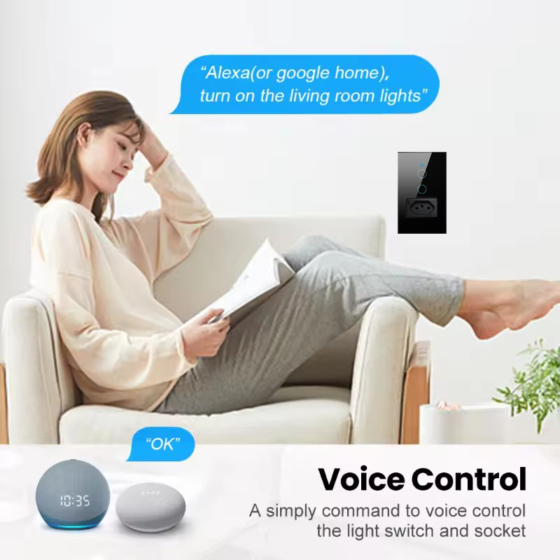 UNKAS Wifi スマートブラジルライトスイッチ壁ソケッ - Smart Home Web のレビューと価格