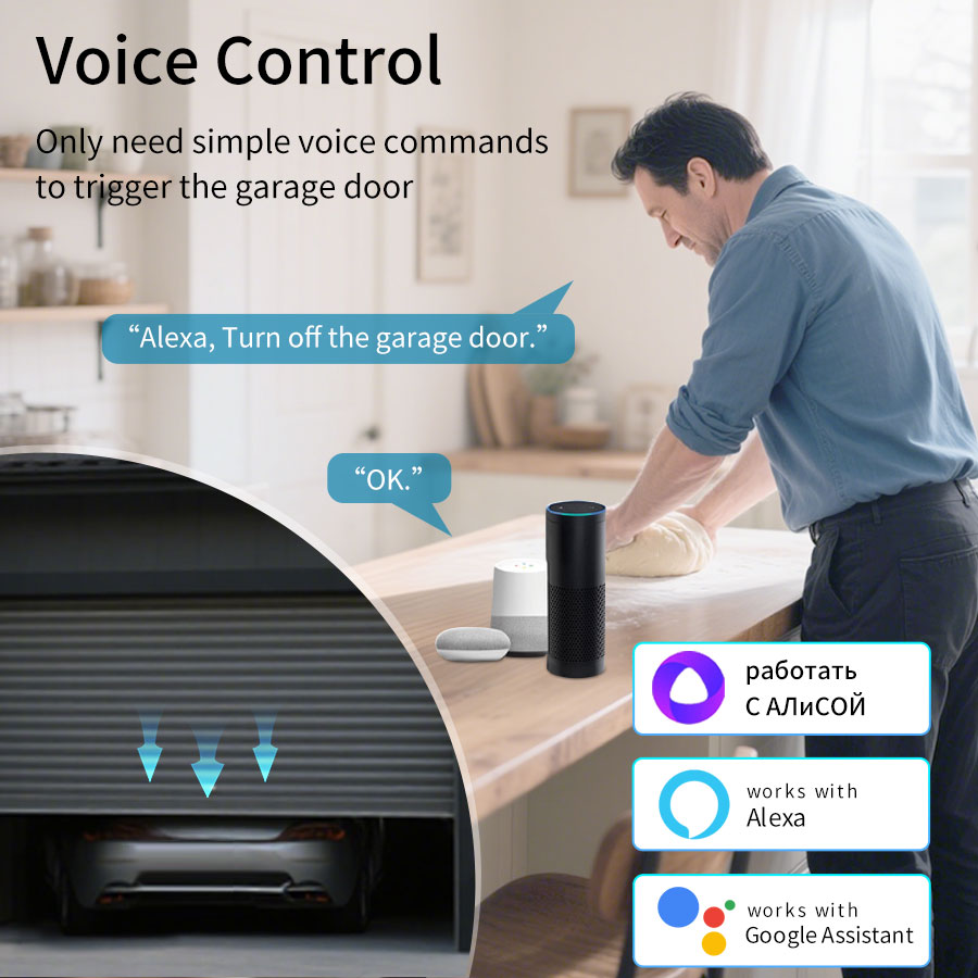 Tuya スマート WiFi または Zigbee ガレージ - Smart Home Web のレビューと価格