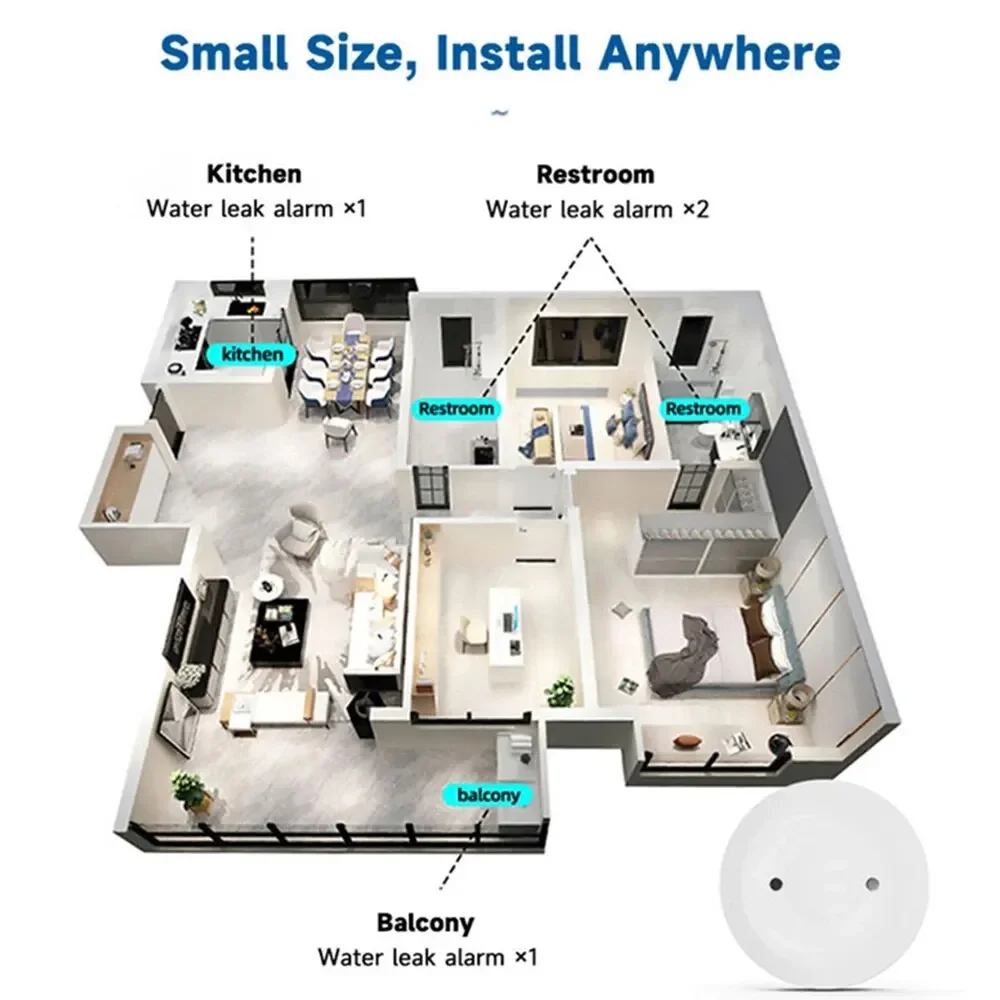 Zigbee3.0 水漏れ検知器 浸水センサー リモートアプ - Smart Home Zentrale のレビューと価格