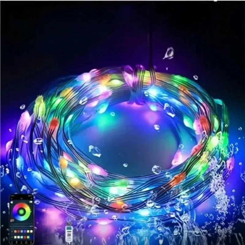 DIYスマートRGB LEDライト USB Bluetoot - Smart Home App のレビューと価格