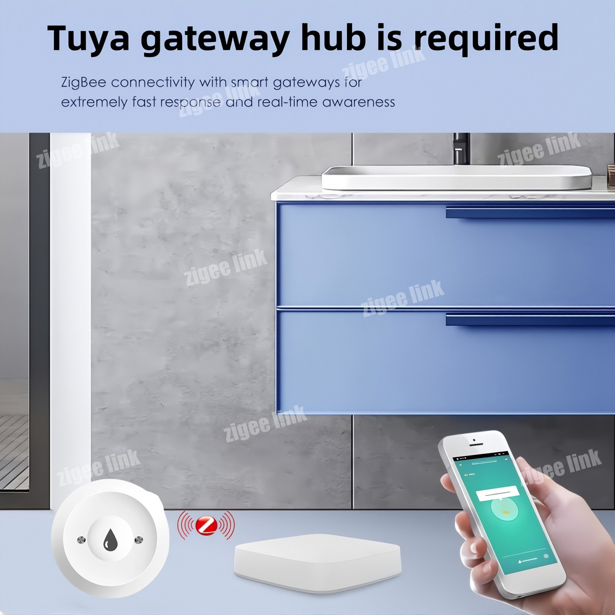 ZigBee 3.0 水センサー スマート漏水検知器 洪水漏 - Smart Home Zentrale のレビューと価格