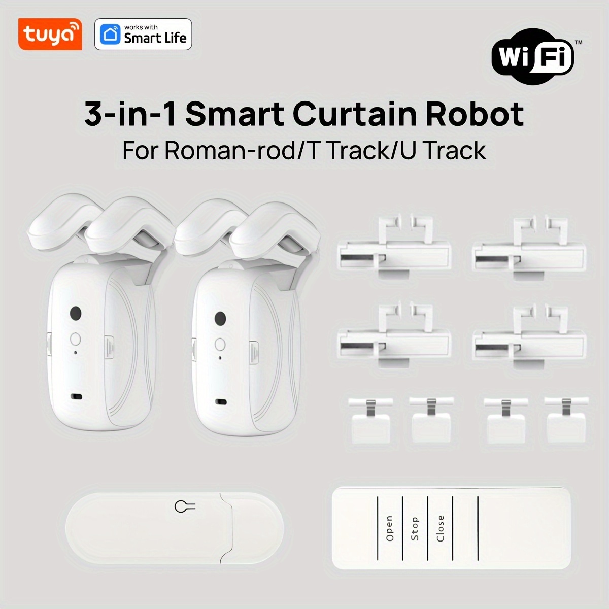 1/2個入り Tuya スマートWiFiカーテンロボット ( - Smart Home Zentrale のレビューと価格