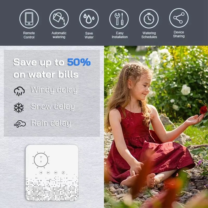 Tuya WiFi スマートスプリンクラーコントローラー 8 - Smart Home Devices のレビューと価格