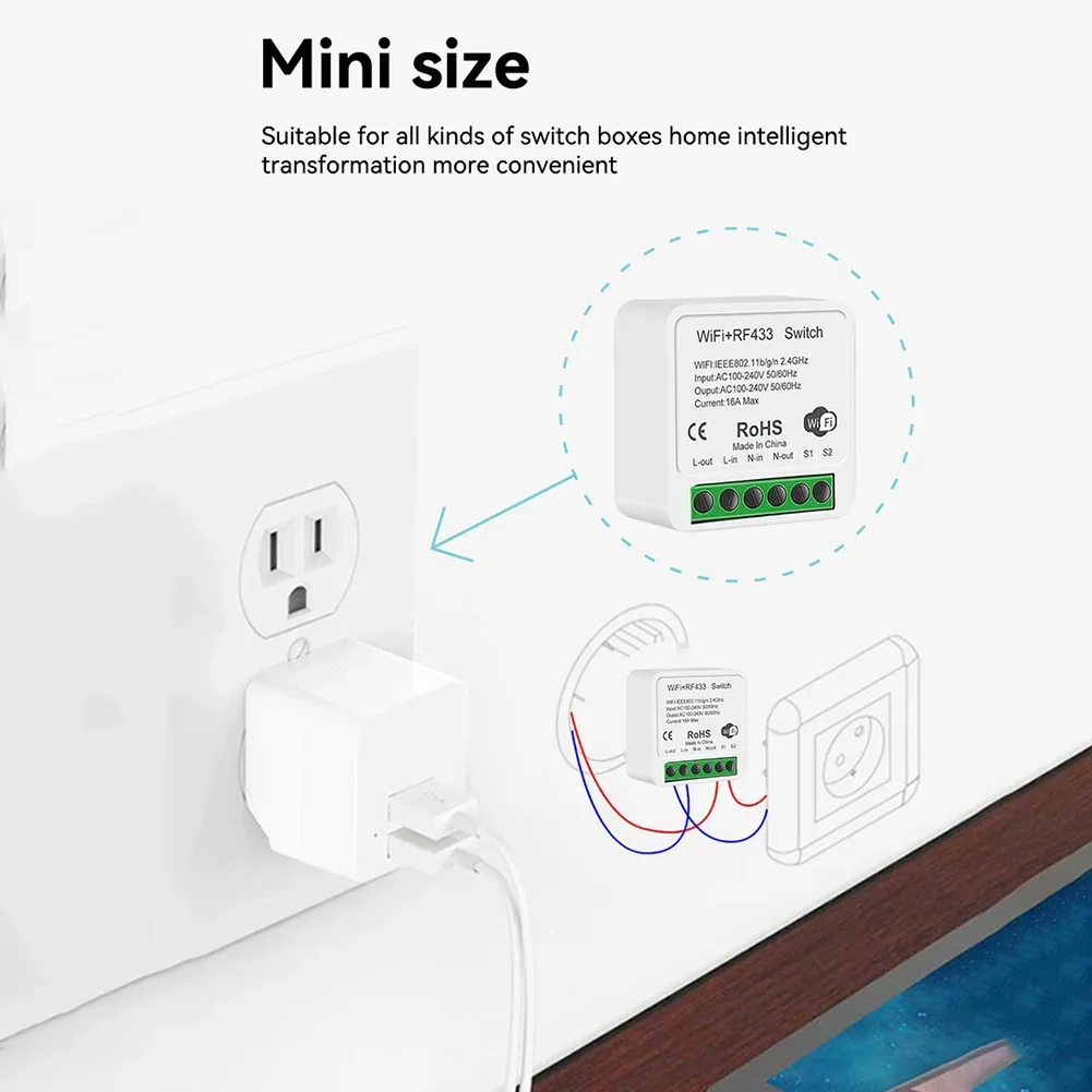 音声制御モジュール WiFi RF433 スマートスイッチ  - Smart Home Voice Control のレビューと価格