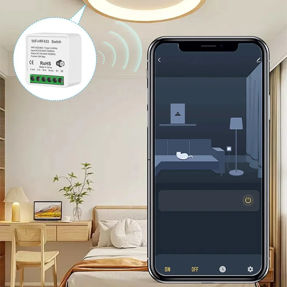 音声制御モジュール WiFi RF433 スマートスイッチ  - Smart Home Voice Control のレビューと価格