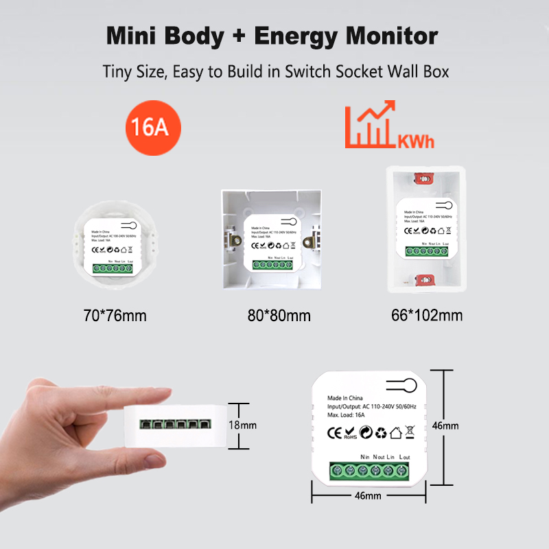 TuyaSmartZigBee電力量計KWhタイマー110V - Smart Home Plus のレビューと価格