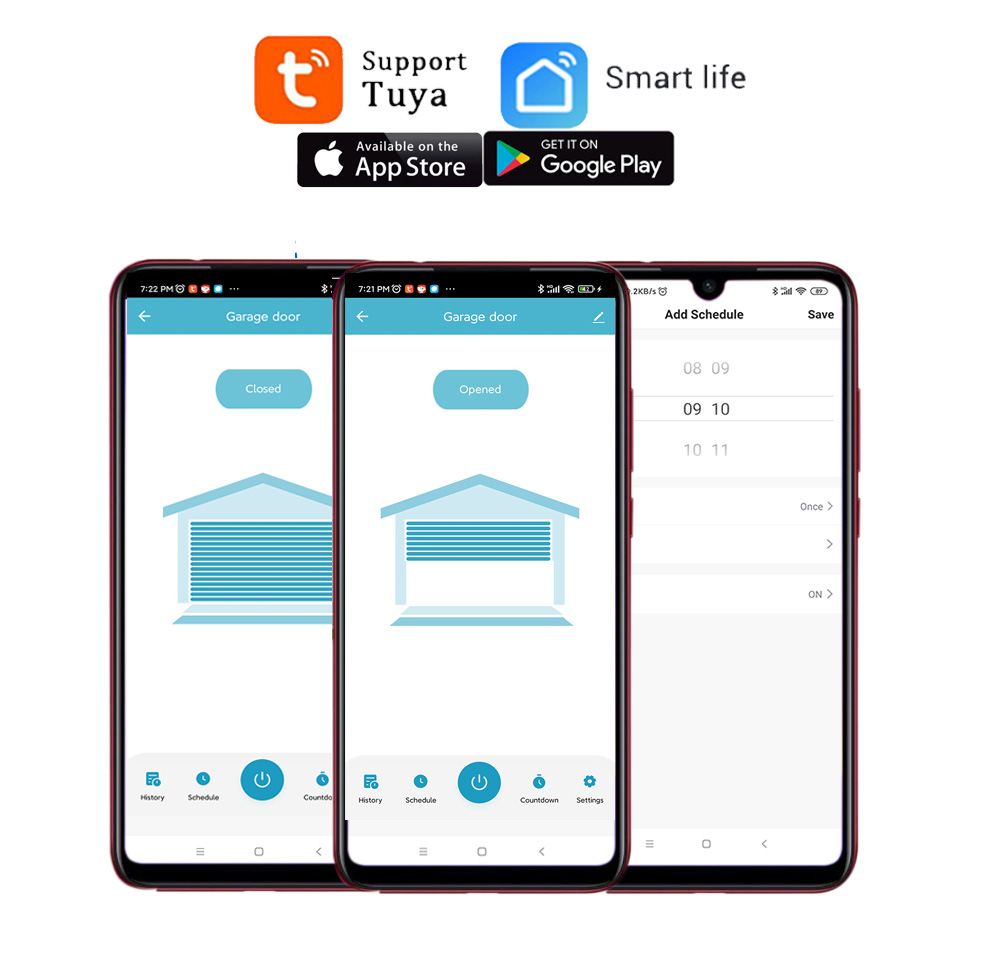 スマートガレージドアオープナーコントローラー,EUプラグ,A - Smart Home Zentrale のレビューと価格