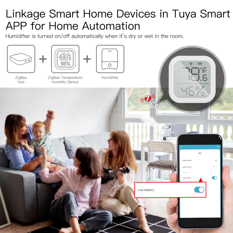 MOES Tuya ZigBee スマートホーム温度および湿 - Smart Home Zentrale のレビューと価格