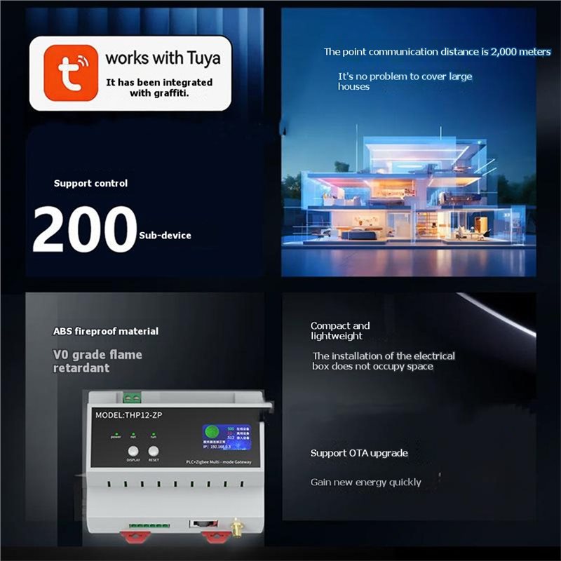 B23B Tuya スマート PLC Zigbee 有線マル - Smart Home With Plc のレビューと価格