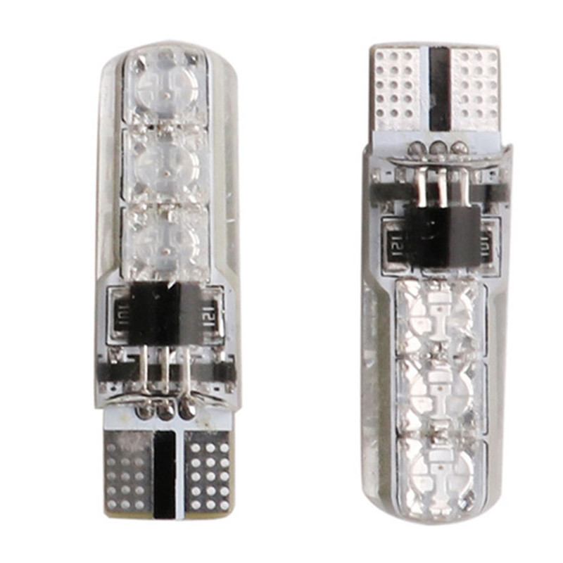 4個入り 車用シグナル雰囲気電球 T10 5050 6SMD - Voice Control Light Bulb のレビューと価格