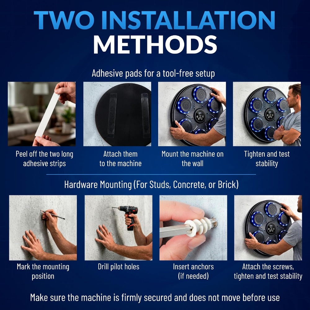 スマートミュージックボクシングマシン（グローブ、Blueto - Smart Home Gym のレビューと価格