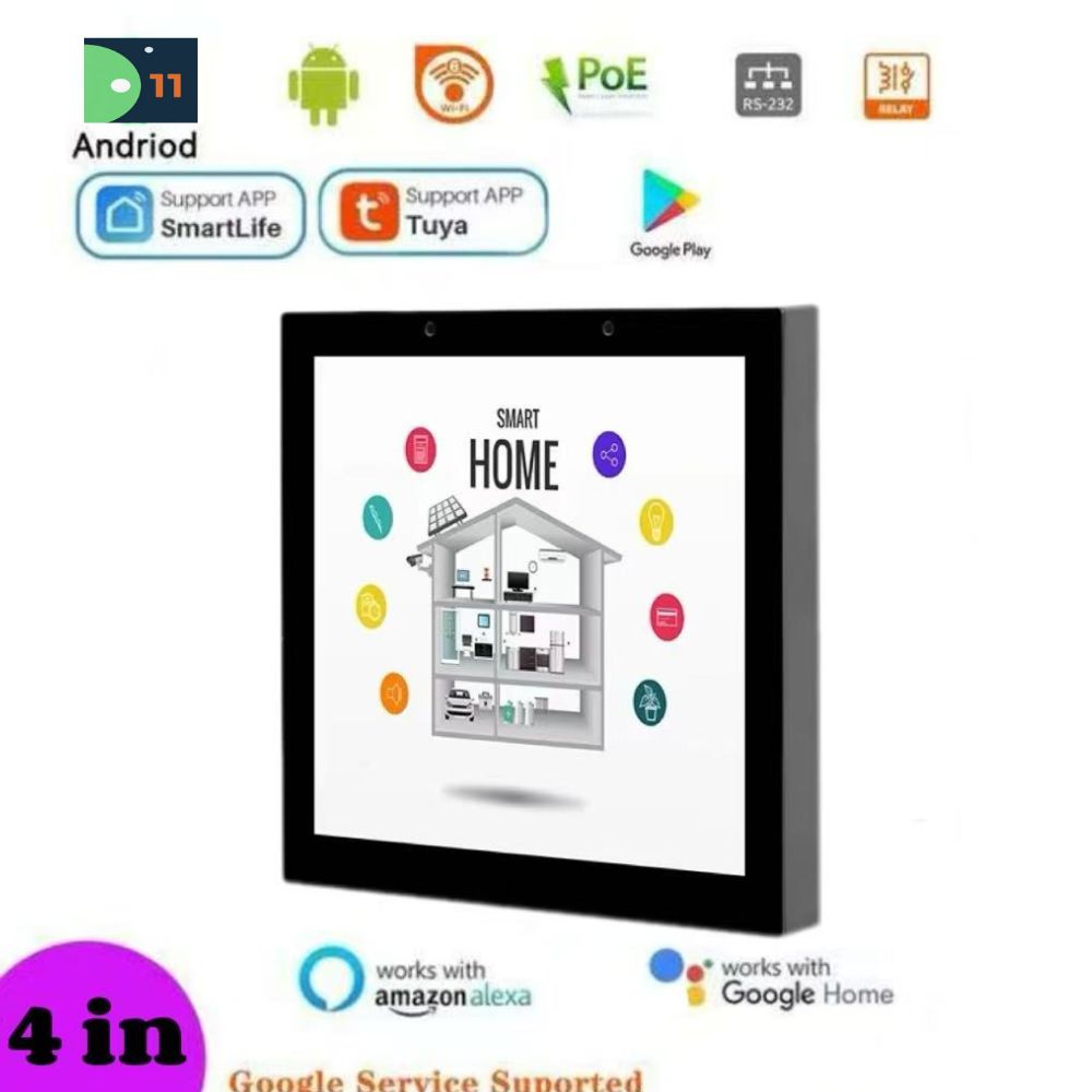 2025 新しい 4 インチ POE タブレットコントロール - Smart Home Touchscreen Control Panel のレビューと価格