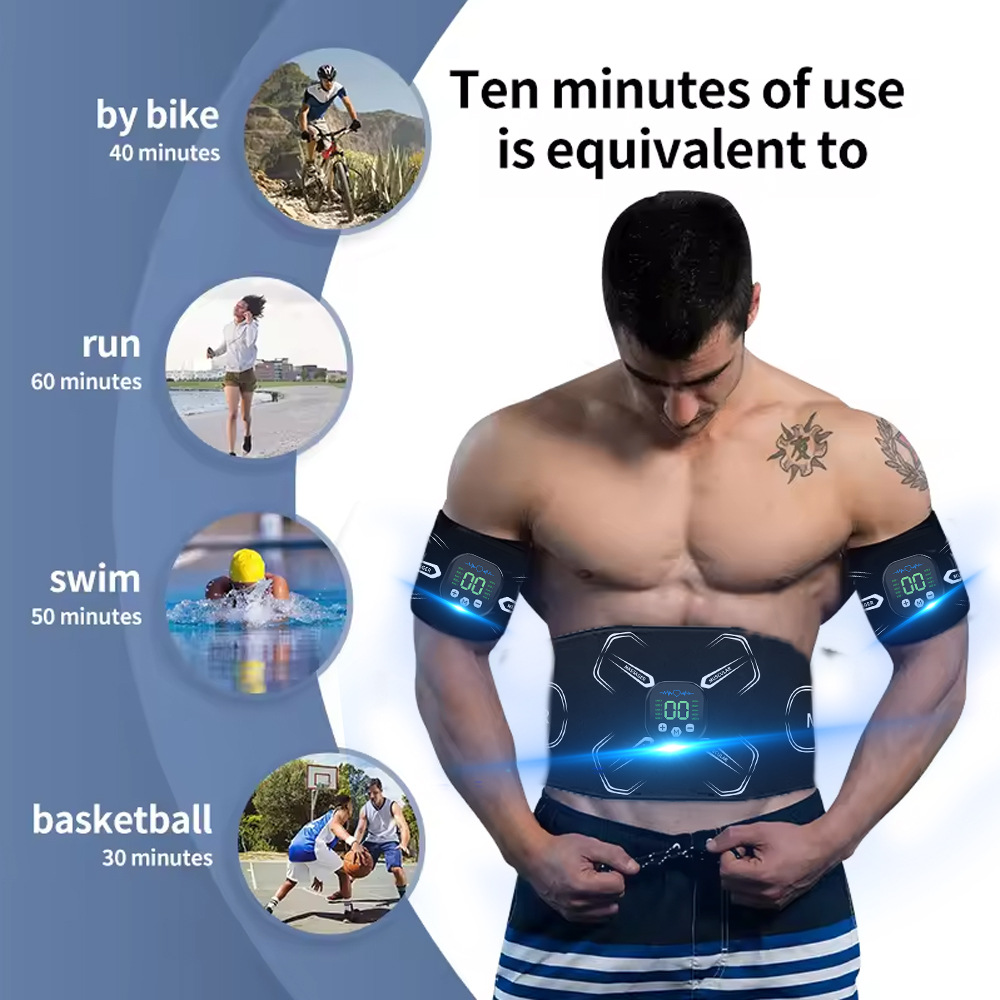 EMS 筋肉刺激装置腹部トレーナー腹筋トナー腕腹脚エクササイ - Smart Home Gym のレビューと価格