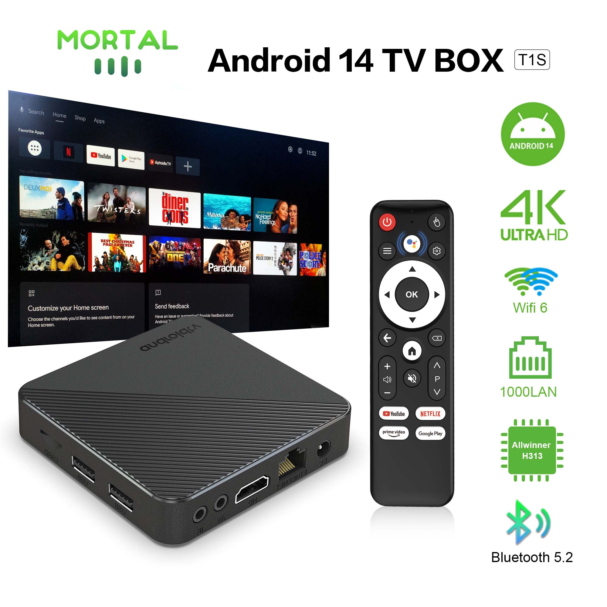 Android14 スマートホームシアター TV ボックス  - Smart Home Plus のレビューと価格