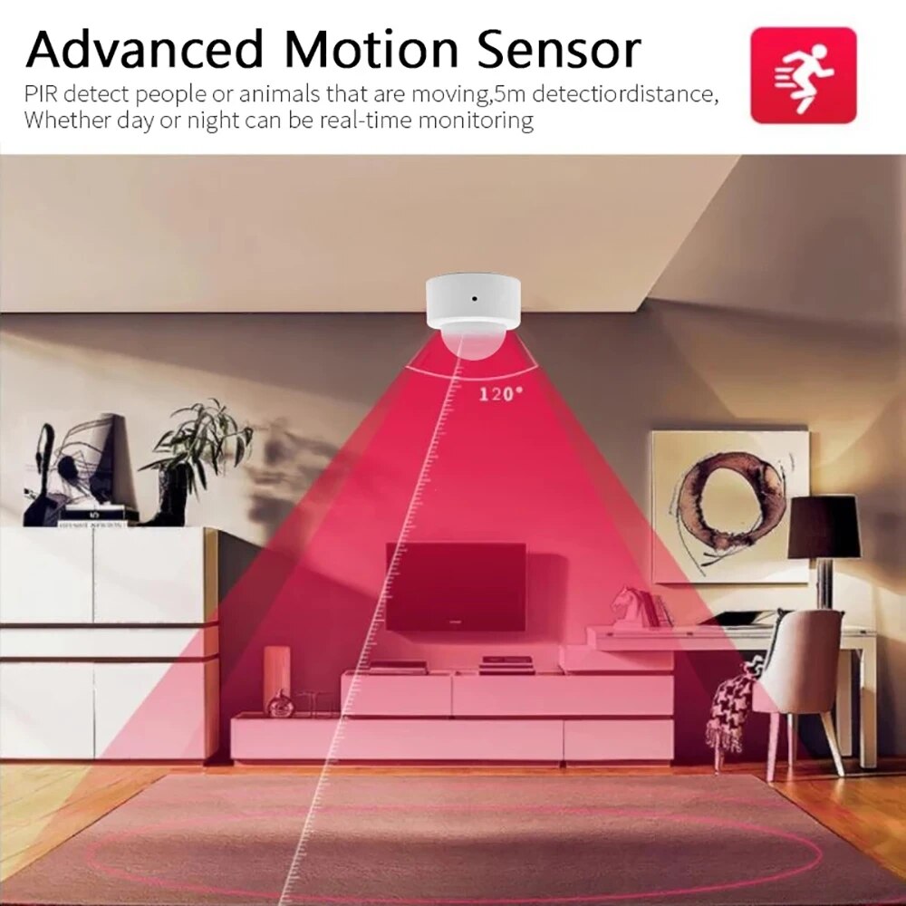 Zigbee-ミニpirモーションセンサー、人体モーション、 - Smart Home Zentrale のレビューと価格