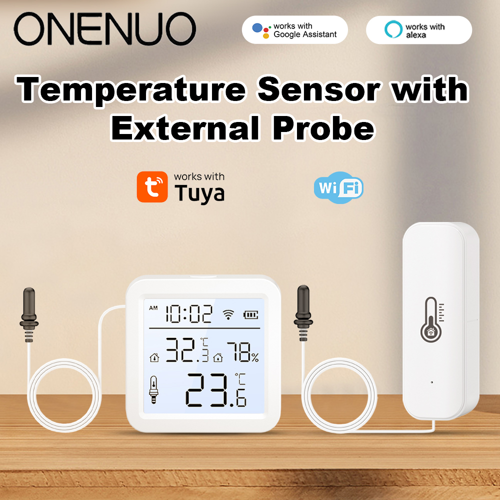 2026年新型Tuya WiFi湿度温度センサー、外部プロー - Smart Home Web のレビューと価格