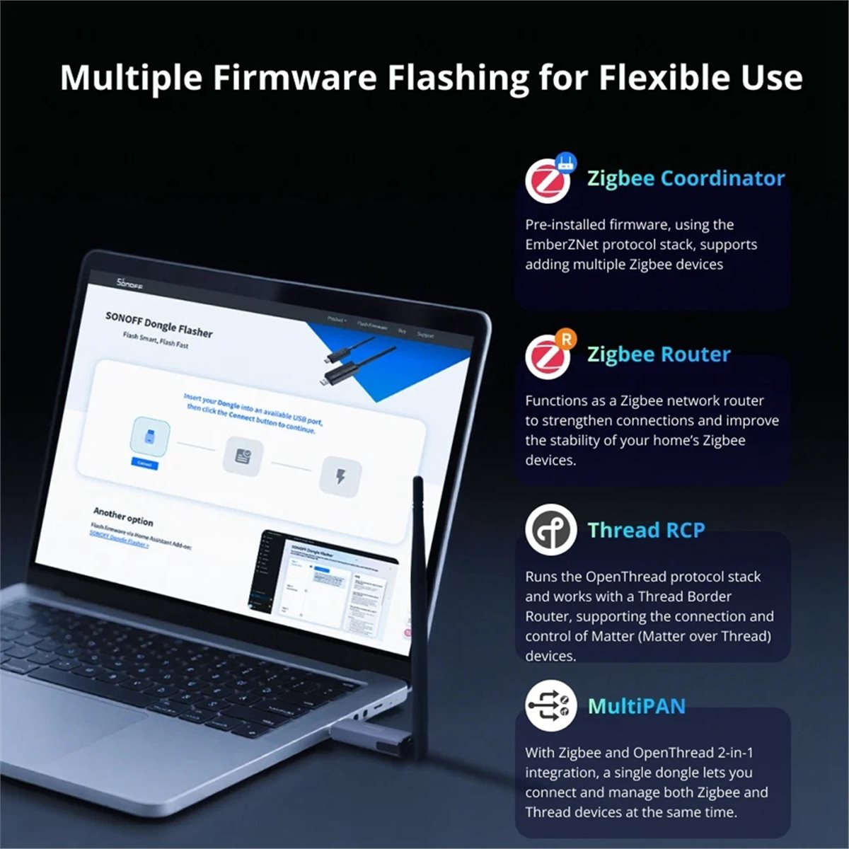 Dongle Plus MG24 Zigbee Thread - Smart Home Plus のレビューと価格