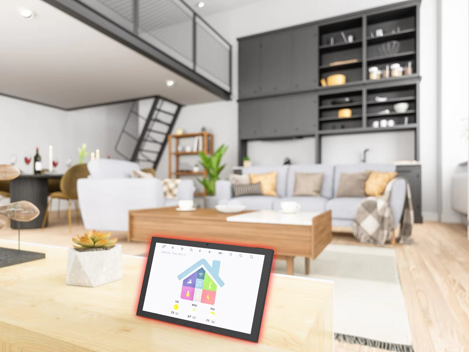 10.1インチと15.6インチの手動式Android IPS - Smart Home Voice Control のレビューと価格
